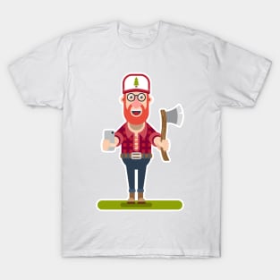 Lumber-hipster Vector Art T-Shirt